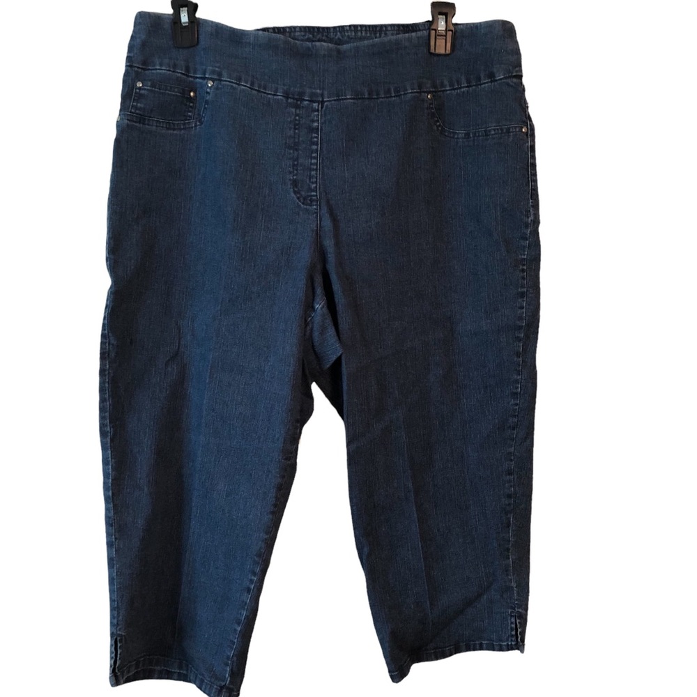 Ruby Rd pull on Capri jeans - Picture 1 of 5